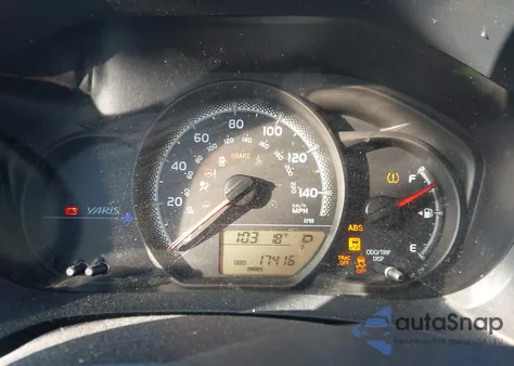 2016 Toyota Yaris L z USA, uszkodzony, nr VIN VNKKTUD32GA057548